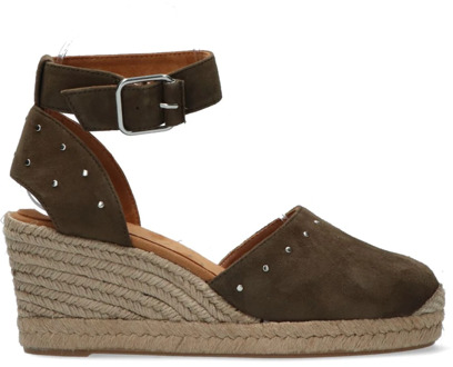 Vrouwen Espadrilles -  Cliver - Groen - Maat 36