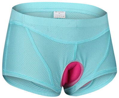 Vrouwen Fietsen Ondergoed Sneldrogend Ademend Dames Fiets Shorts Met 3D Stereo Siliconen Pad Dropshiping roze / XL