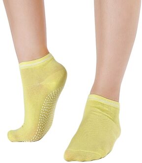 Vrouwen Fitness Katoenen Sokken Slipper Adem Antislip Massage Pilates Sokken Kleuren Y
