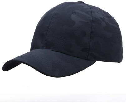 Vrouwen Gebreide Camouflage Effen Baseball Caps Voor Mannen Effen Kleur Ademend Meisjes Snapback Cap Jongen Sneldrogende Golf vader Hoeden marine