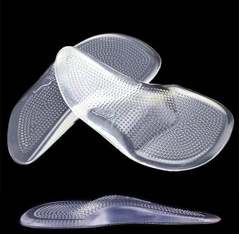 Vrouwen Gel Binnenzool 3/4 Steunzool Pad Voor Hoge Hakken Platvoeten Steunzolen Orthopedische Inlegzolen Corrector