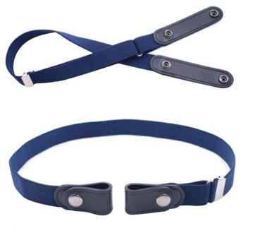 Vrouwen Gesp-Gratis Elastische Riemen Onzichtbare Riem Voor Jeans Geen Ardennen Gedoe Band Casual Verstelbare Knop Canvas riem 2