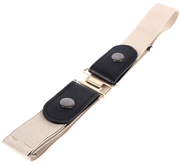 Vrouwen Gesp Stretch Riem Riem Onzichtbare Elastische Taille Riem Unisex Jeans Broek 5