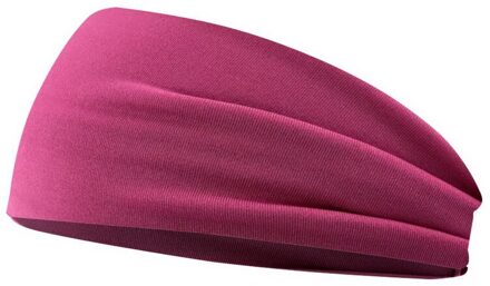 Vrouwen Haar Accessoires Zachte Elastische Hoofdband Brede Yoga Zweetband Sport Bib Tube Sjaal Hoofddoek Head Wrap Haarband roos