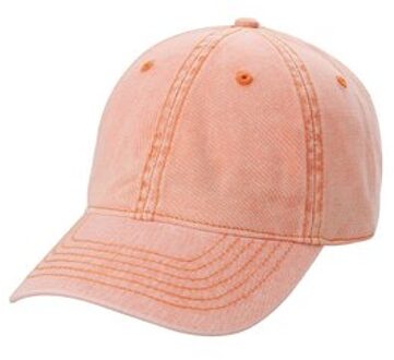 Vrouwen Hoed Mannen Tij Cap Vrouwen Zon Zonnescherm Baseball Cap Vintage Wassen Cowboy Hoed oranje
