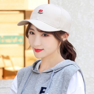 Vrouwen Hoed Vrouwen Mode Effen Kleur Baseball Cap Outdoor Vrouwen Zonnescherm Losse En Comfortabele Zonnehoed Verstelbare 55 # P30 Beige