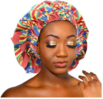 Vrouwen Hoeden Satijnen Gevoerd Motorkap Vrouwen Big Size Beauty Print Satijn Zijde Motorkap Slaap Hoed Hoofd Cover Bescherming haarbanden F1 MR