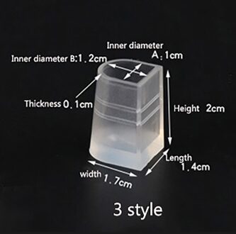 Vrouwen Hoge Hakken Protectors Antislip Pvc Hoge Hak Latino Dance Covers 1 Paar Dansschoenen Hak Covers stekkers Schoen Accessoires 3stijl