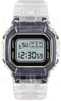 Vrouwen Horloges 2022 Vrouwen Led Digitale Horloges Voor Mannen Vrouwen Siliconen Band Sport Horloge Elektronische Klok Relogio Feminino Black3
