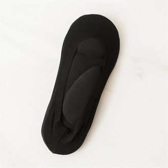 Vrouwen Inlegzolen 3D Stretch Ademend Deodorant Running Kussen Inlegzolen Voor Onzichtbare Sok Binnenzool Schoenen Zool Orthopedische Pad zwart / EU 35-39