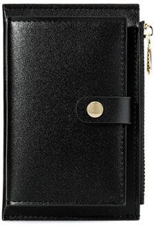 Vrouwen Kaarthouder Sleutel Portemonnee Pu Rits Zakje Koreaanse Creatieve Mini Portemonnee Pearl zwart