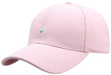 Vrouwen Kleine Daisy Baseball Caps Voor Mannen Borduren Verstelbare Outdoor Boysnapback Cap Zomer Meisjes Reizen Zon Vader Hoeden roze