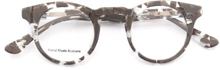 Vrouwen Kleine Ronde Lenzenvloeistof Frame Mannen Optische Brilmonturen Tortoise Shell Recept Bril Bruin Oranje Retro Brillen c3