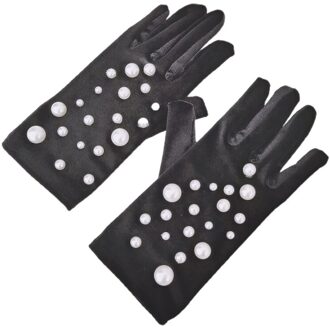 Vrouwen Korte Fluwelen Volledige Vinger Handschoenen Glanzende Effen Kleur Gown Opera Bruiloft Jurk Party Lengte Wanten