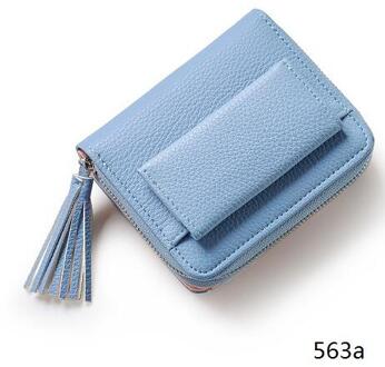 Vrouwen Korte Kwastje Vrouwen Portefeuilles Multifunctionele Vrouwelijke Mini Kaarthouder Portemonnees Dames Rits Portemonnee Vrouwen Casual Portemonnee 563a