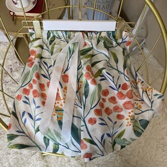 Vrouwen Korte Thuis Broek Zomer Dunne Elastische Taille Print Dames Pyjama Broek Casual Koord Homewear Shorts Voor Vrouwelijke stijl 2