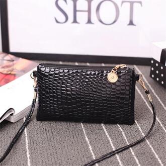 Vrouwen Lederen Schoudertas Tote Messenger Crossbody Satchel Handtas Trendy zwart