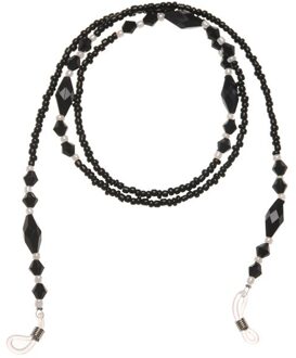 Vrouwen Lenzenvloeistof Kettingen Zwart Acryl Kralen Kettingen Anti-Slip Eyewear Cord Houder Leesbril Touw Eyewear Accessoires other
