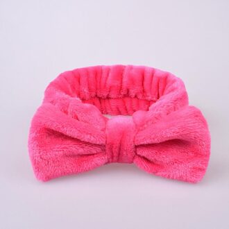Vrouwen Make-Up Coral Fleece Hoofdband Wassen Gezicht Zacht Haar Houder Elastische Top Knoop Haarbanden Meisje Hoofddeksels Haaraccessoires Haarband