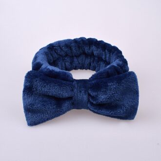 Vrouwen Make-Up Coral Fleece Hoofdband Wassen Gezicht Zacht Haar Houder Elastische Top Knoop Haarbanden Meisje Hoofddeksels Haaraccessoires Haarband