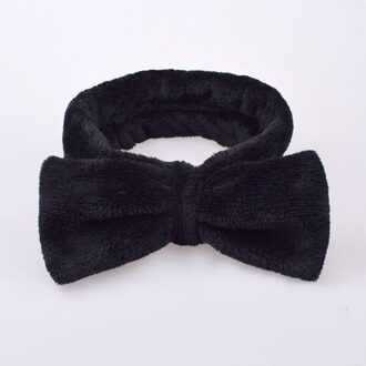 Vrouwen Make-Up Coral Fleece Hoofdband Wassen Gezicht Zacht Haar Houder Elastische Top Knoop Haarbanden Meisje Hoofddeksels Haaraccessoires Haarband