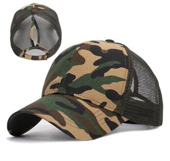 Vrouwen Mannen Baseball Cap Snapback Verstelbare Glitter Paardenstaart Gorras Zomer Zonnehoed Mesh Trucker Hoed Homme Pet TSLM1 type7