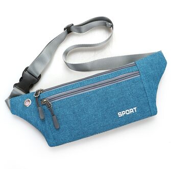 Vrouwen Mannen Fanny Pack Taille Packs Heuptas Vrouwen Tailleband Banaan Taille Zakken Taille Tas Vrouwen Bolso cintura lucht blauw