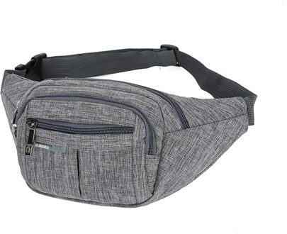 Vrouwen mannen heuptas fanny pack Outdoor dual pocket running riem Functionele effen rits Crossbody Tas Borst Telefoon portemonnee nerka Groen