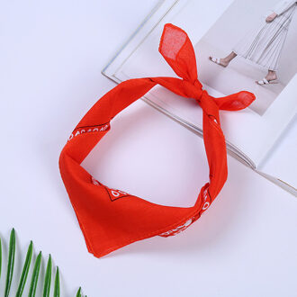 Vrouwen/Mannen/Jongens/Meisjes Mode Hip Hop 100% Katoen Bandana Vierkante Sjaal 55cm * 55cm Zwart Rood Paisley Hoofdband Gedrukt Bandana A09