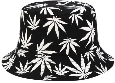 Vrouwen Mannen Paar Katoen Vissen Hoed Hip Hop Cap Esdoornblad Panama Emmer Hoed Zon Platte Top Visser Hoeden Caps boonie