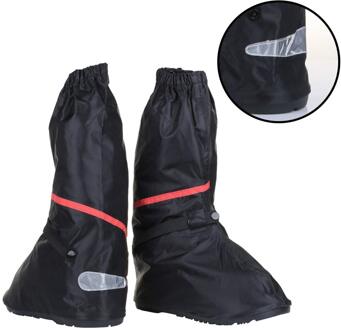 Vrouwen Mannen Schoenen Cover Waterdicht Thicken Antislip Hoge Schoenen Cover voor Outdoor Travel X85 Rood