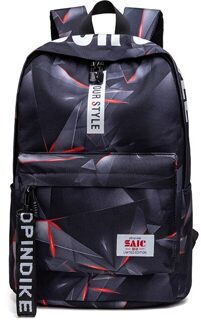 Vrouwen Mannen School Rugzak Schooltassen Voor Tiener Jongens Meisjes Schooltas Midden Hoge Bookbags Tiener College Reizen Laptop Rugzak black2