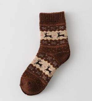 Vrouwen Mannen Sokken Lady Christmas Sok Winter Leuke Wol 3D Dames Crazy Sok Vrouwelijke Thermische Dikker Warm Animal Sokken 2