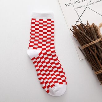 Vrouwen Mannen Sokken Zwart Wit Kleur Mode Stijl Eenvoudige Zwart En Wit Rooster Sport Sokken Medium Lengte Casual Sokken 2