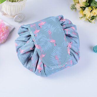 Vrouwen Meisje Maandverband Pouch Servet Handdoek Opbergtas Credit Kaarthouder Cosmetica Trekkoord Magic Lui Opbergtas Sport Bag flamingo