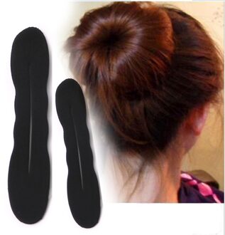 Vrouwen Meisjes Magic Hair Styling Gereedschap Spons Haar Donut Bun Maker Voormalig Twist Kapsel Clip DIY Donuts Haar Bun Gereedschap roller Size groot en klein