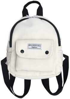 Vrouwen Mini Eenvoudige Tas Mode Vrouwen Rugzak Kleine Toevallige Licht Schoudertas Reistas Mochila Bolsa Feminina Sac Belangrijkste Femme #35 wit