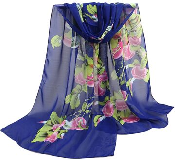Vrouwen Mode Jacquard Sjaal Katoen Parijse Sjaal Soft Flower Print Strandlaken Sjaal En Najaar Dunne Sjaals