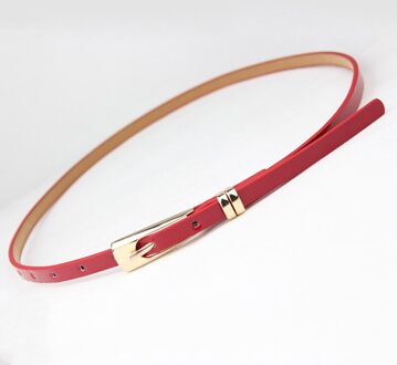 Vrouwen Mode Metalen Gouden Zilveren Bladeren Ketting Riem Taille Band Elasticiteit Taille Riem Voor Rok Bands Vrouwelijke rood narrow belt