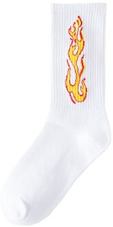 Vrouwen Mode Patroon Sokken Comfort Harajuku Sokken Running Fitness Lange Sokken Vrouwelijke Toevallige Katoenen Sokken stijl A