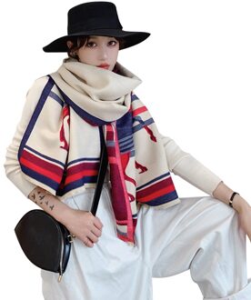 Vrouwen Mode Sjaal Pashmina Hoofddoek Reizen Outdoor Sjaal Met Kwastje AIA99 wit