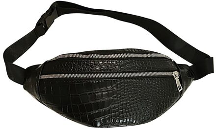 Vrouwen Mode Sport Taille Zak Zak Enkele Schoudertas Schuin Tas Многофункциональная Сумка Сумка Кожаная Женская zwart