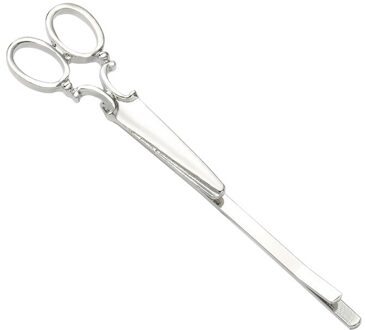 Vrouwen Mode Unieke Goud Zilver Legering Duurzaam Delicate Lichtgewicht Schaar Vorm Haar Clip Bobby Pin Hoofddeksels Styling Tools zilver 1stk