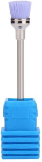 Vrouwen Nagelborstel Nail Art Boor Cleaning Tools Nail schone borstel voor beauty nail care manicure 1a09 paars