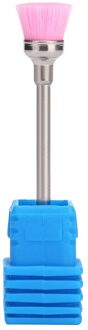 Vrouwen Nagelborstel Nail Art Boor Cleaning Tools Nail schone borstel voor beauty nail care manicure 1a09 roze