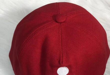 Vrouwen Of Man Brief Hoed Effen Kleur Wit Rood Zwart Donkerblauw Kleur Gedrukt 100% Katoen Mode Unisex Cap