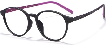 Vrouwen Optische Brilmontuur Mannen Zwart Prescription Bijziendheid Computer Brillen Klassieke Ronde Ultralight Tr90 Eyewear 1