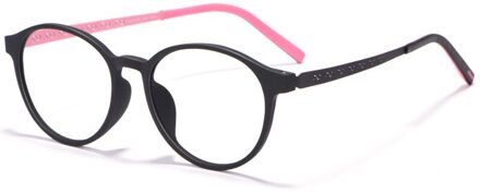 Vrouwen Optische Brilmontuur Mannen Zwart Prescription Bijziendheid Computer Brillen Klassieke Ronde Ultralight Tr90 Eyewear 3