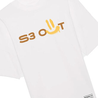 Vrouwen Oversized Stress Out T-shirt Wit - XS