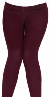 Vrouwen Pluche Kasjmier Leggings Casual Dikke Leggings Super Elastische Slanke Legging Calzas Mujer Leggins Bourgondië